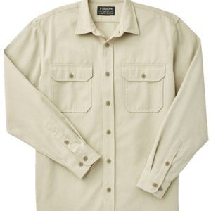 Filson Chino Twill Shirt XL Twine - Brand new with tags